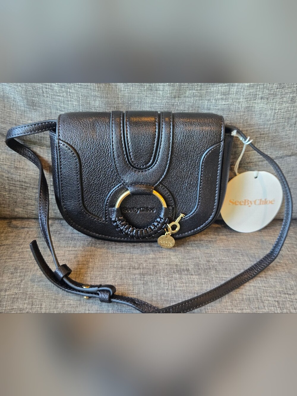 See By Chloe Black Leather Crossbody Bag